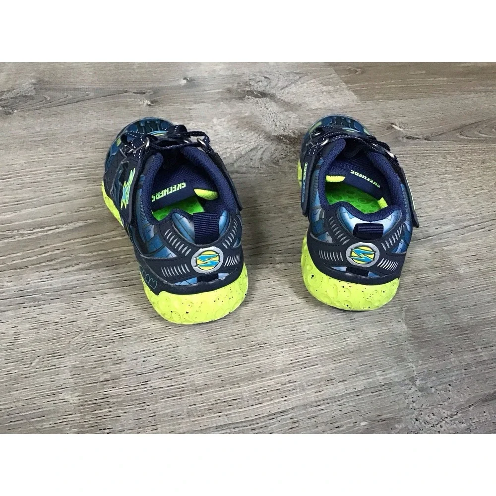 Skechers Cosmic Foam-PORTAL X 97502L Blue Shoes Youth Boys Size 2
